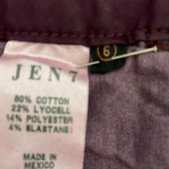 Jen 7 by 7 For All Mankind Jeans in Plum NEW
 Size 6 - Picture 7 of 8